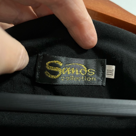 Black Fancy Maxi Dress decorated with beads - Picture 4 of 5